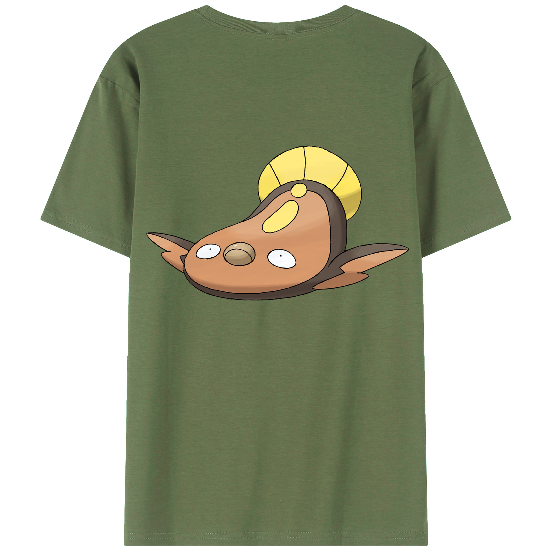 （画像用） ポケットモンスター Pokémon 綿100％ メンズ半袖Tシャツ（バックプリント） 通気性